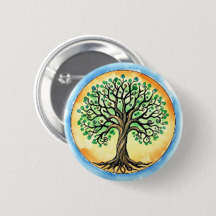 Macaron Rond 5 Cm Tree of Life
