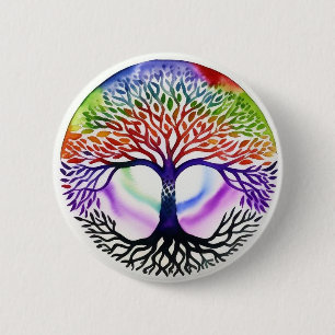 Macaron Rond 5 Cm Tree of Life