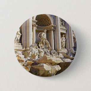 Macaron Rond 5 Cm Trevi fountain