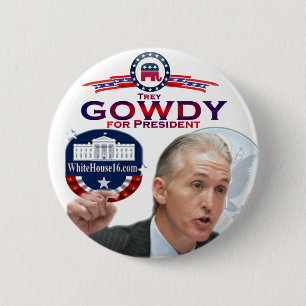 Macaron Rond 5 Cm Trey Gowdy pour le Président Button