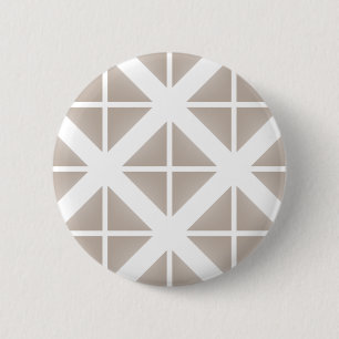 Macaron Rond 5 Cm Triangle Motif tendance beige