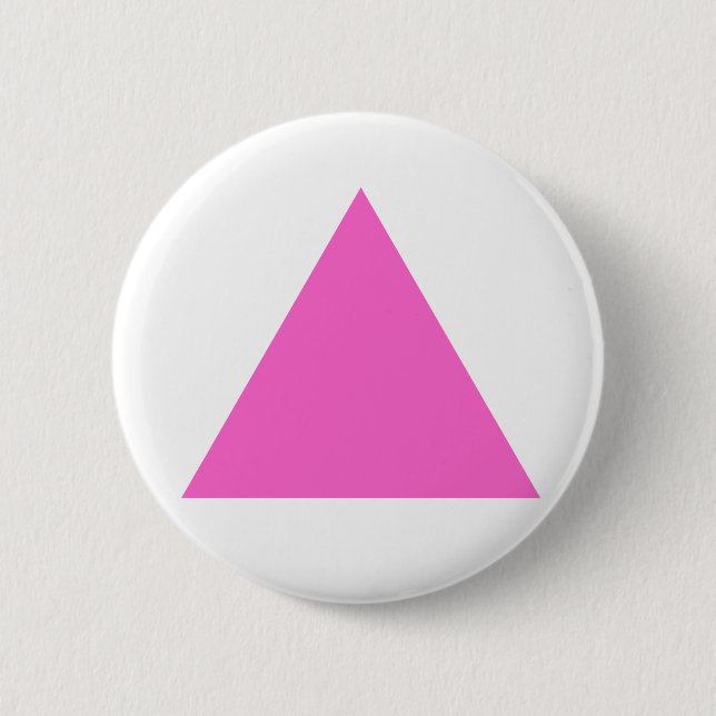 Macaron Rond 5 Cm Triangle rose (Devant)
