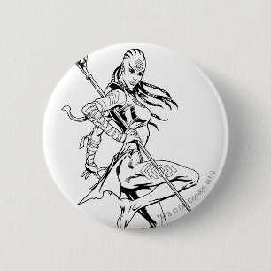 Macaron Rond 5 Cm Tribu 3 d'indigo