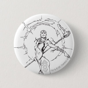 Macaron Rond 5 Cm Tribu 9 d'indigo