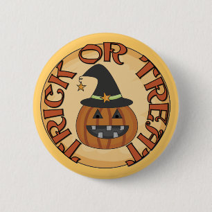 Macaron Rond 5 Cm Trick ou Treat Tshirts et cadeaux