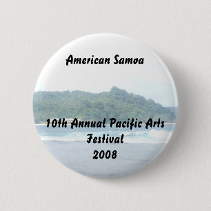 Macaron Rond 5 Cm triparoundtown 130, Samoa10th américain P annuel