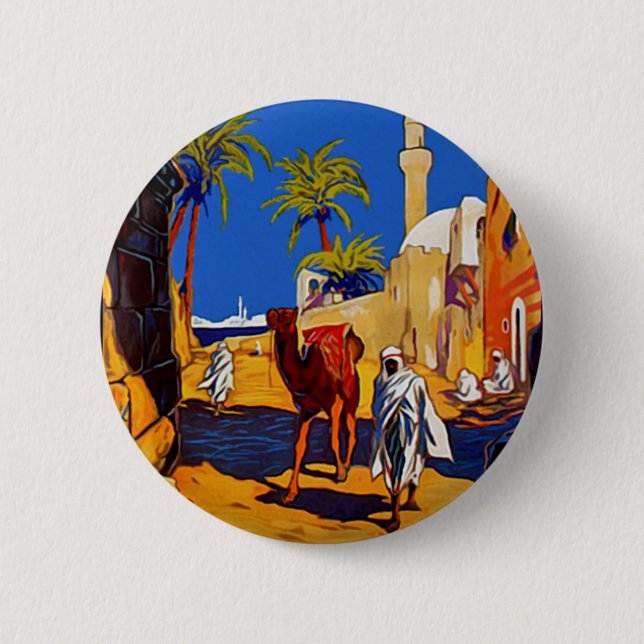 Macaron Rond 5 Cm Tripoli - Libia (Libye) (Devant)