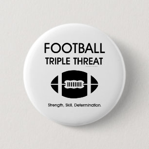 Macaron Rond 5 Cm TROISIÈME MENACE DE Football
