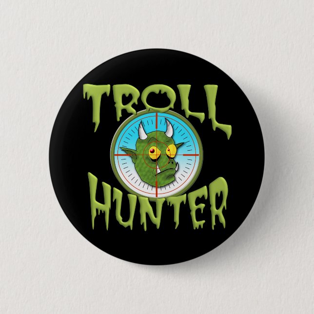 MACARON ROND 5 CM TROLL HUNTER (Devant)