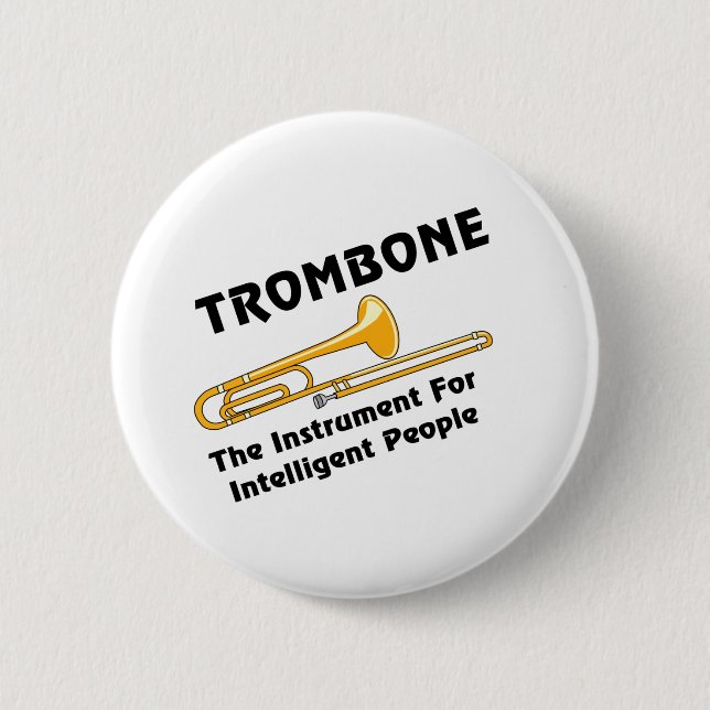 Macaron Rond 5 Cm Trombone intelligent (Devant)