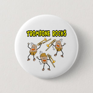 Macaron Rond 5 Cm Trombone Rocks