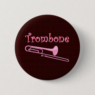 Macaron Rond 5 Cm Trombone rose