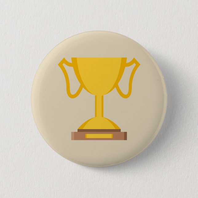 Macaron Rond 5 Cm Trophée Emoji (Devant)