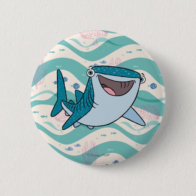 Macaron Rond 5 Cm Trouver le destin de Dory (Devant)