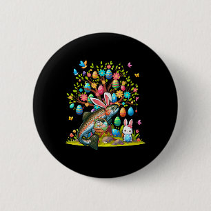 Macaron Rond 5 Cm Truite Poisson lapin Oeufs de Pâques Cute Costume 