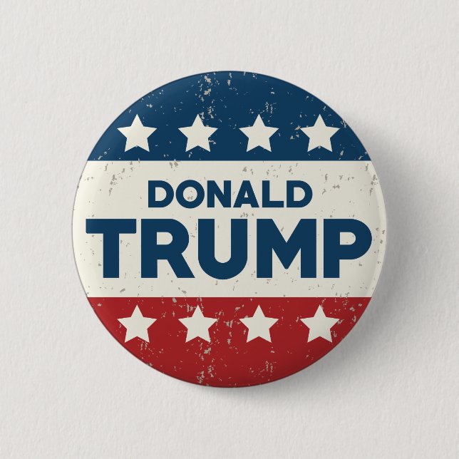 MACARON ROND 5 CM TRUMP 2016 (Devant)