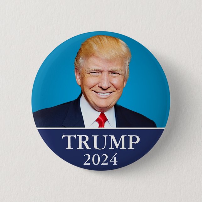 Macaron Rond 5 Cm Trump 2024 (Devant)