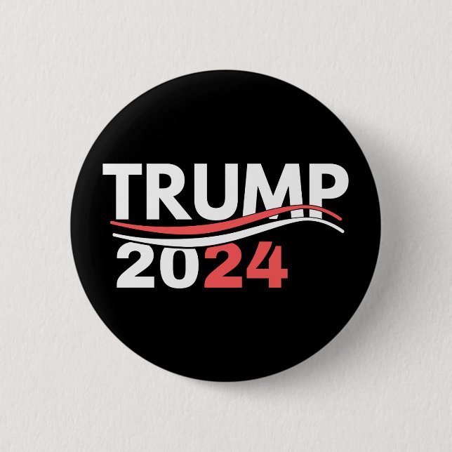 Macaron Rond 5 Cm Trump 2024 (Devant)