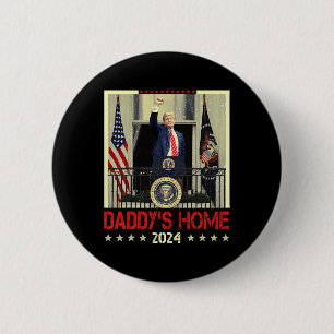 Macaron Rond 5 Cm Trump 2024 Take America Ck Daddy's Home Trump 2024