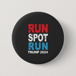 Macaron Rond 5 Cm Trump 2024 Trump Vance élection de Run Spot Run Tr