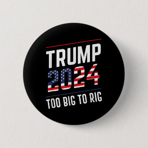 Macaron Rond 5 Cm Trump 2024 - Un Trump qui n'est pas à la hauteur