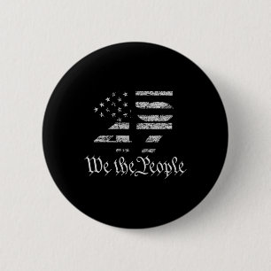 Macaron Rond 5 Cm Trump 45-47 Drapeau américain 2024 Élection présid