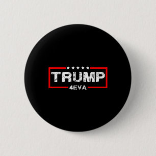 Macaron Rond 5 Cm Trump 4eva 4 juillet pour toujours Amour Président