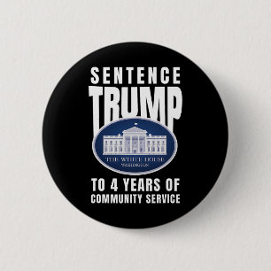 Macaron Rond 5 Cm Trump À 4 Ans De Service Communautaire 9