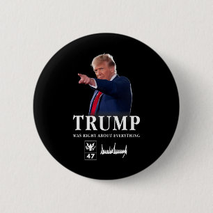 Macaron Rond 5 Cm Trump avait raison sur tout _7 