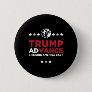 Macaron Rond 5 Cm Trump avance Trump Vance candidat républicain à la