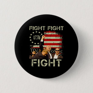 Macaron Rond 5 Cm Trump Combat Combattre Les Signaux Trump Aux Améri