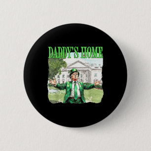 Macaron Rond 5 Cm Trump Daddys Accueil Maison Blanche Jour de la Sai