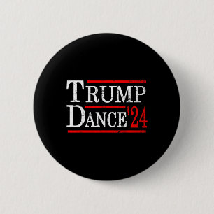 Macaron Rond 5 Cm Trump Dance 2024 Trump Vance Funny Poli Républicai