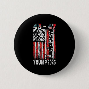 Macaron Rond 5 Cm Trump Dance Troll Qr Drôle Président Trump Dance C