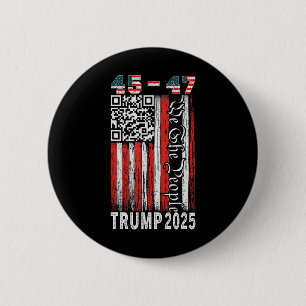 Macaron Rond 5 Cm Trump Dance Troll Qr Drôle Président Trump Dance C