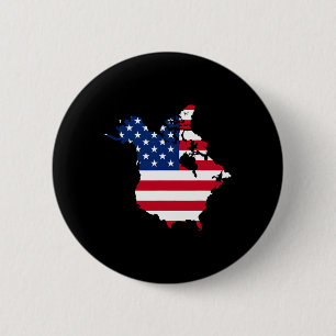 Macaron Rond 5 Cm Trump Dit Oh Canada Map America