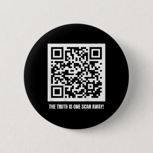 Macaron Rond 5 Cm Trump est votre président - Qr Trump Code