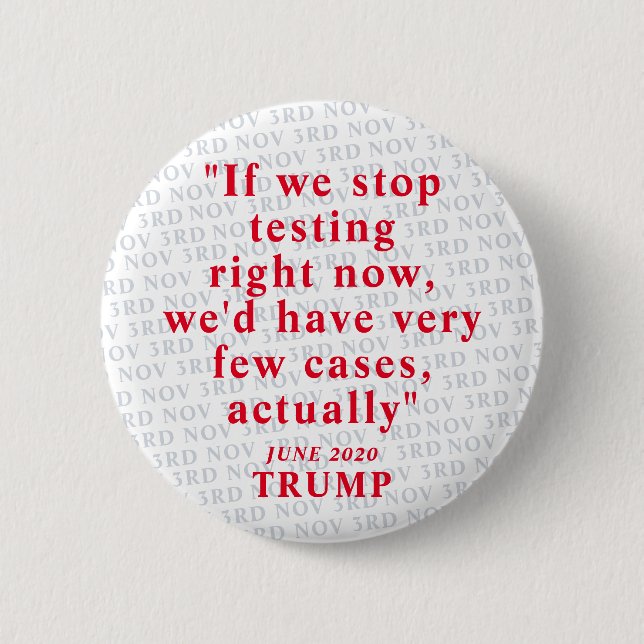 Macaron Rond 5 Cm Trump et la lutte contre Trump (Devant)