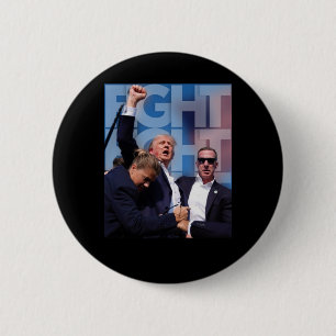 Macaron Rond 5 Cm Trump et l'Amérique dans la lutte contre Trump 4