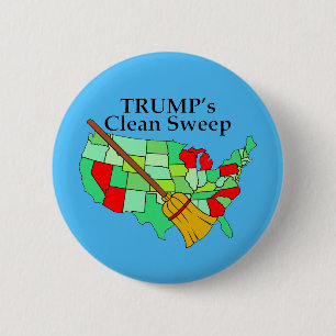 Macaron Rond 5 Cm Trump et son propre coup de fouet