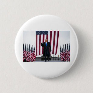 Macaron Rond 5 Cm Trump-Flags