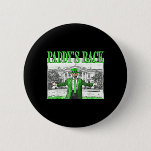 Macaron Rond 5 Cm Trump Funny Jour de la Saint Patrick Jour de la St