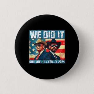 Macaron Rond 5 Cm Trump Garbage Nous l'avons fait hors la loi Hillbi