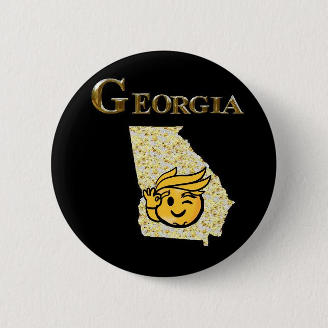 MACARON ROND 5 CM TRUMP GEORGIE (Devant)