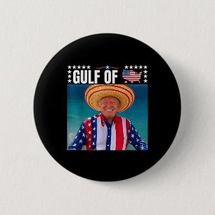 Macaron Rond 5 Cm Trump Golfe Des États-Unis D'Amérique