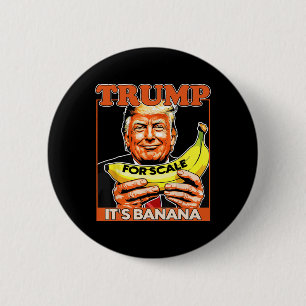 Macaron Rond 5 Cm Trump It's Nana (pour l'échelle) Starship Funny 7