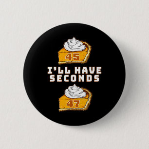 Macaron Rond 5 Cm Trump J'aurai des secondes 45 47 Citrouille Pie Th