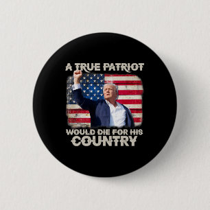 Macaron Rond 5 Cm Trump M'a Manqué Rassemblement Pennsylvanie Patrio