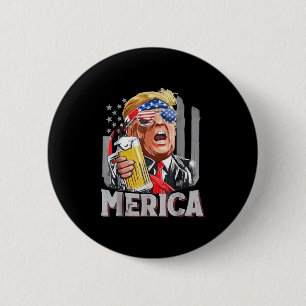 Macaron Rond 5 Cm Trump Merica Rendre 4 juillet grand à nouveau les 