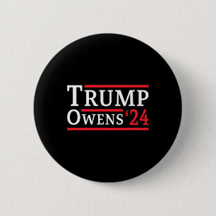 Macaron Rond 5 Cm Trump Owens 2024 Élections Républicaines Président